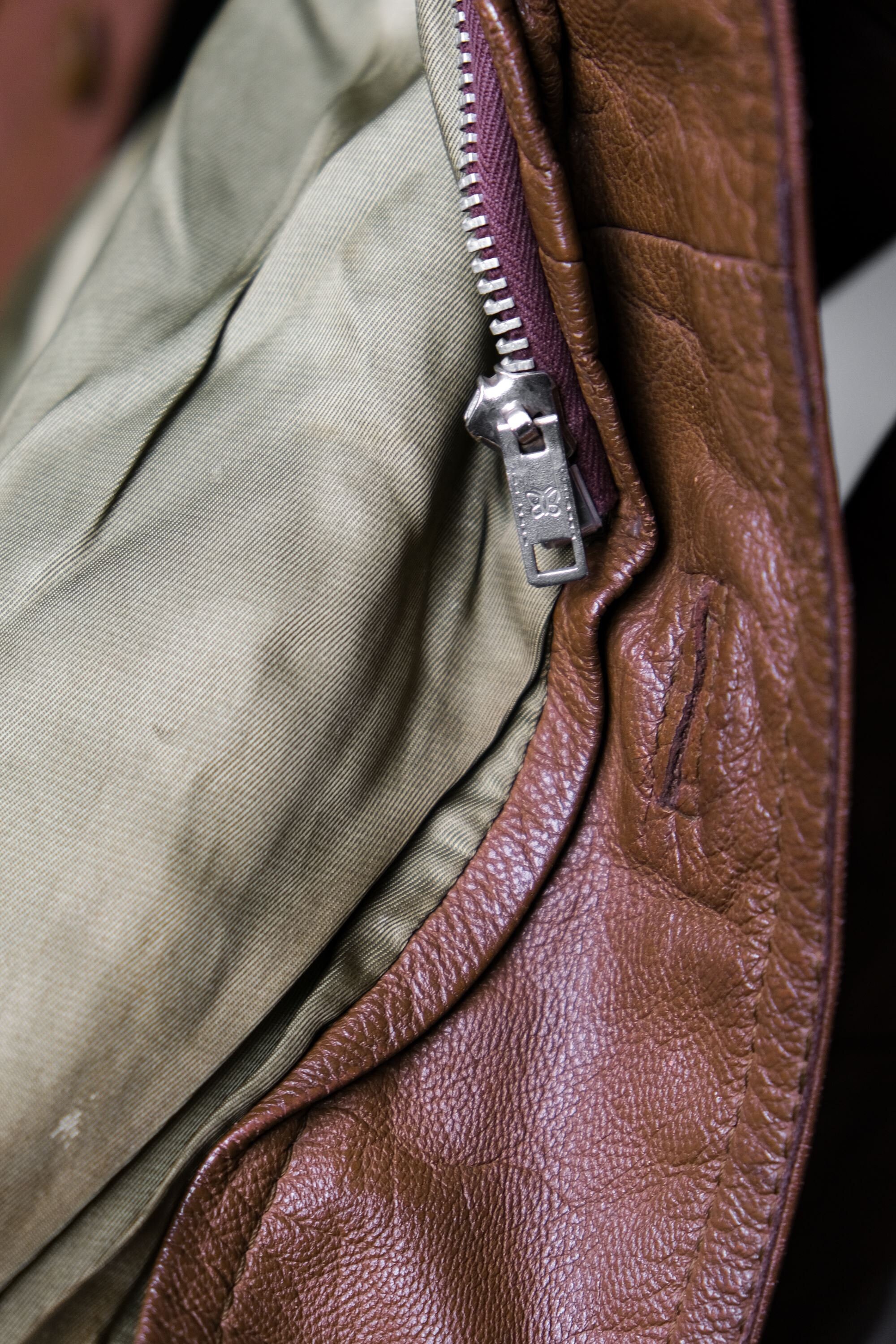 80's Unknown Brand Cowhide Leather Jacket - Etsy