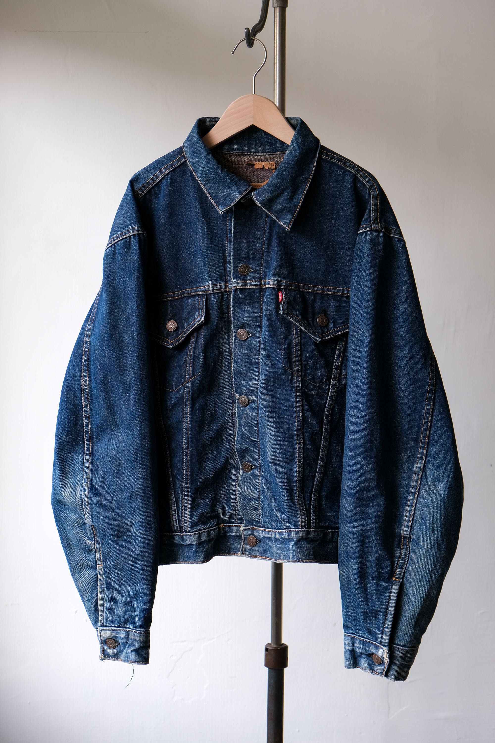 【即納！最大半額！】 Big 70505-0317 Vintage 1970's Levi's E With Jacket Denim ジャケット・アウター