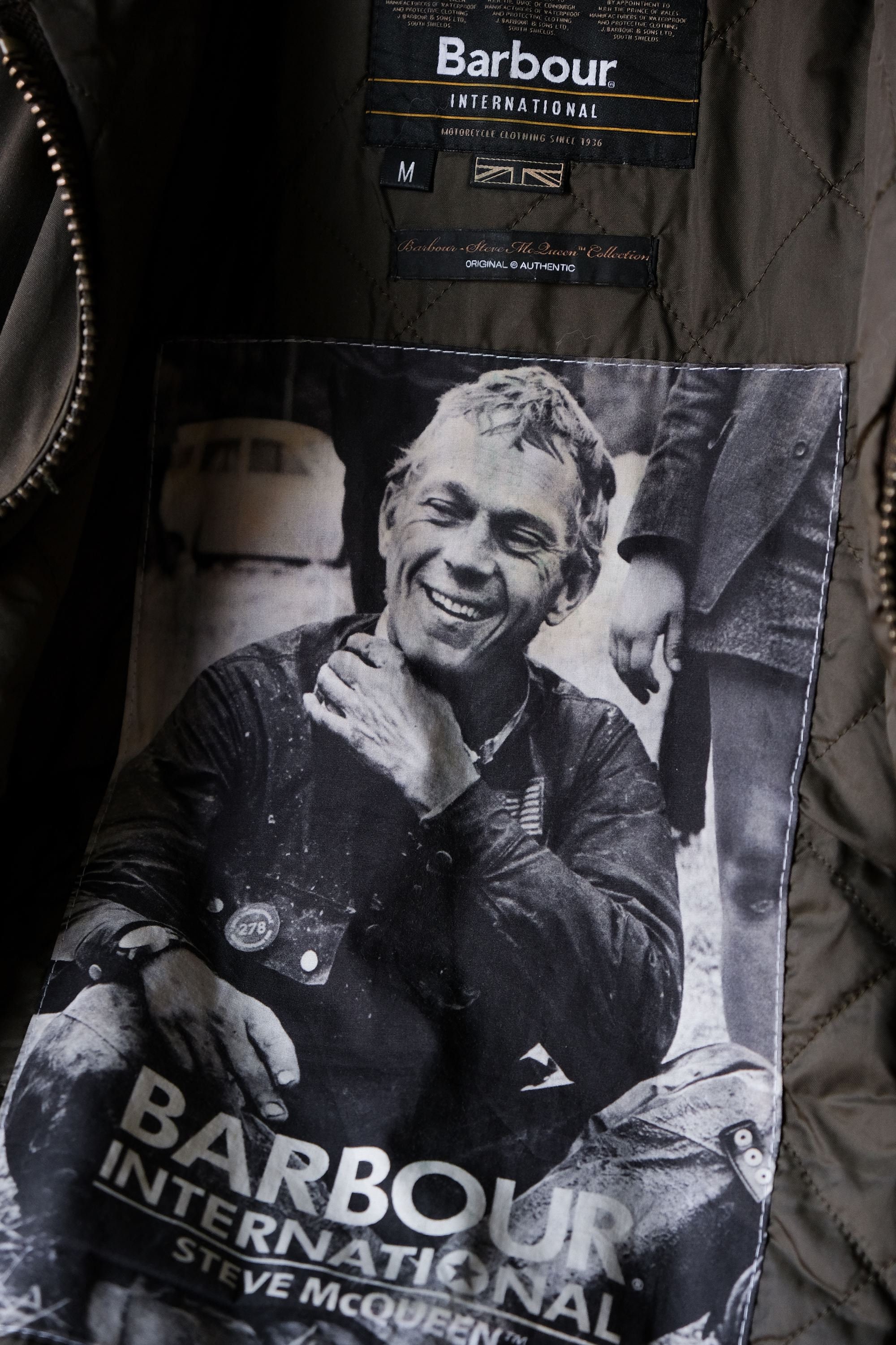 Steve McQueen International Merchant Chaqueta Encerada, Barbour, Chaquetas  finas