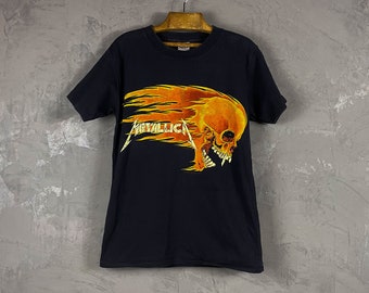 Metallica flaming skull clearance hoodie