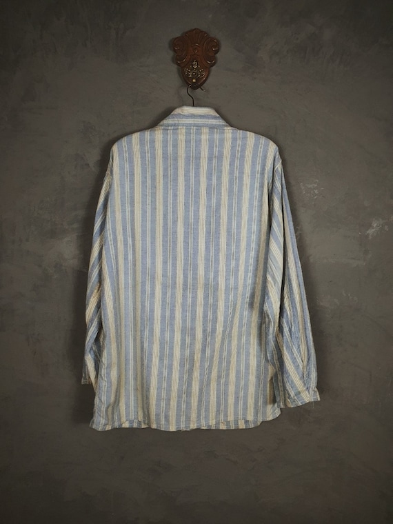 British Prisoner Pajamas Shirt / with label / 60s - image 2