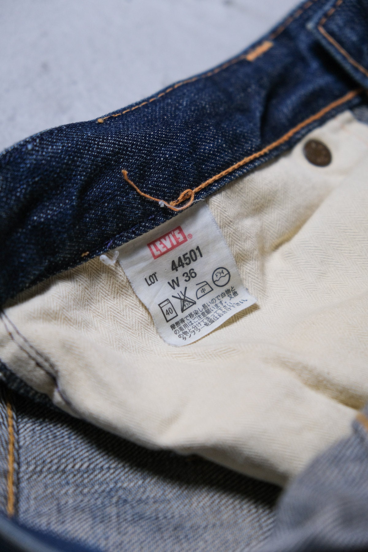 Levis Vintage Clothing LVC 44501 Selvedge Jeans - Etsy