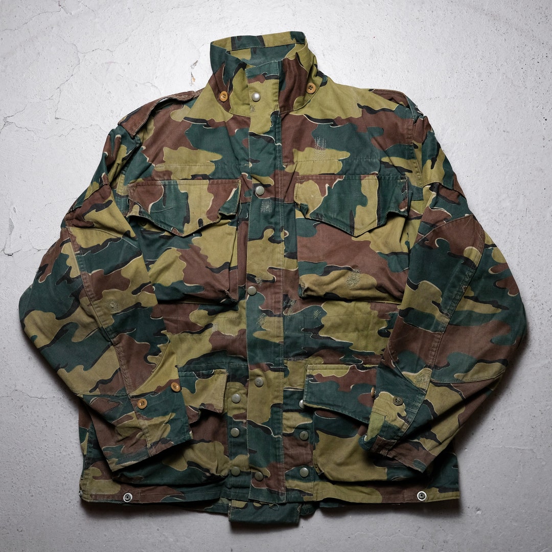 Belgian Army 1960s Paratrooper Jigsaw Camo Smock Jacket Etsy