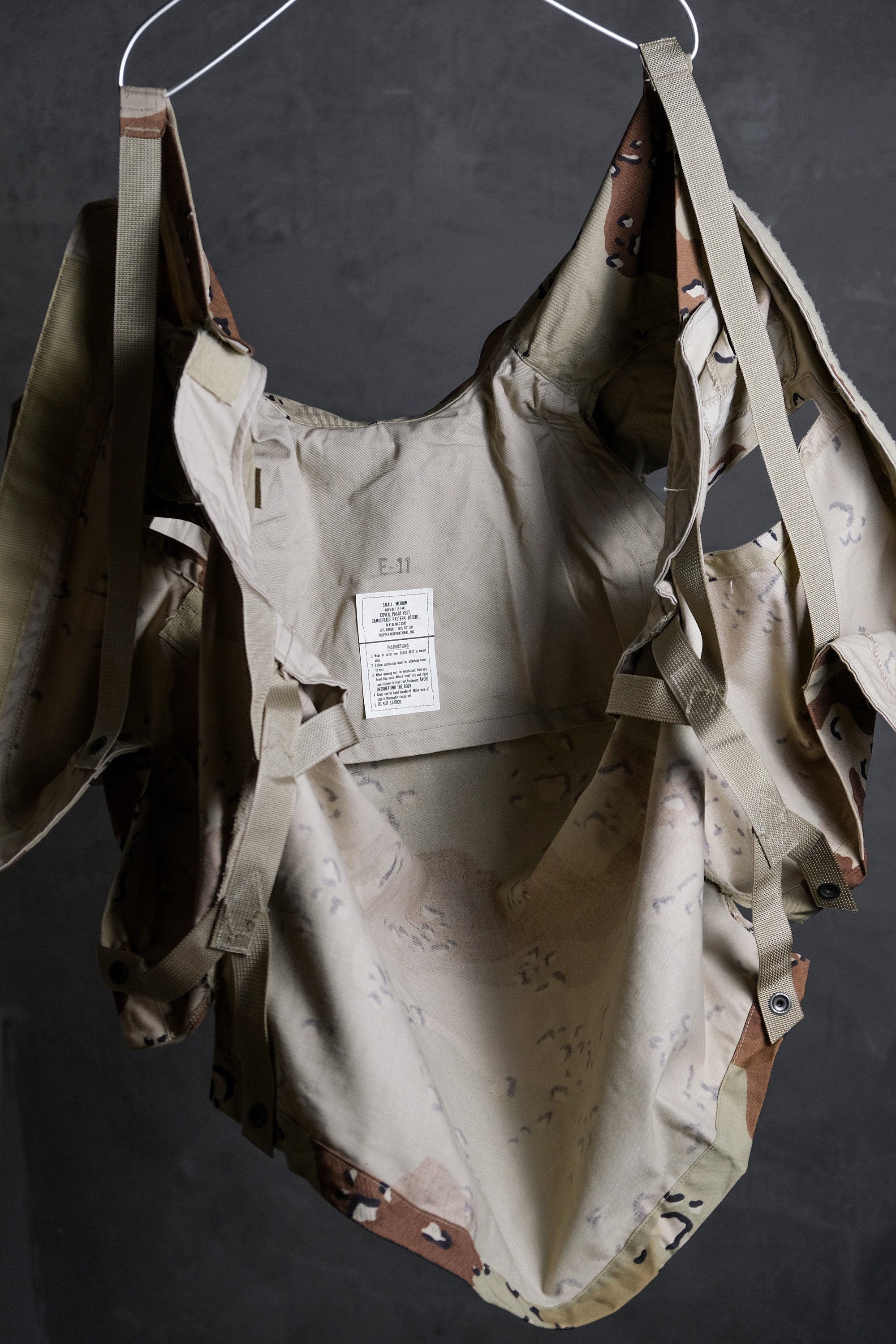 US Army PASGT Body Armor Best Cover Desert Camo Etsy