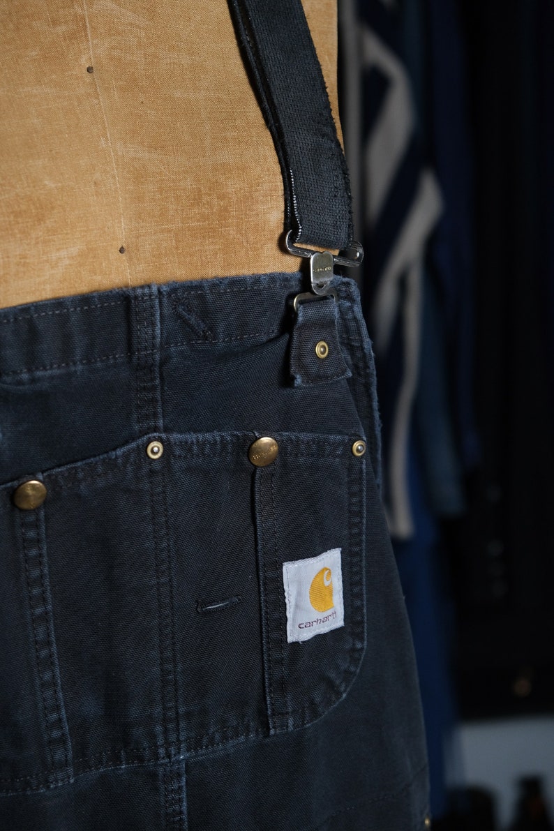 Carhartt Double Knee Duck Overalls for Men (W39) unclear Beige type Vintage Second Hand