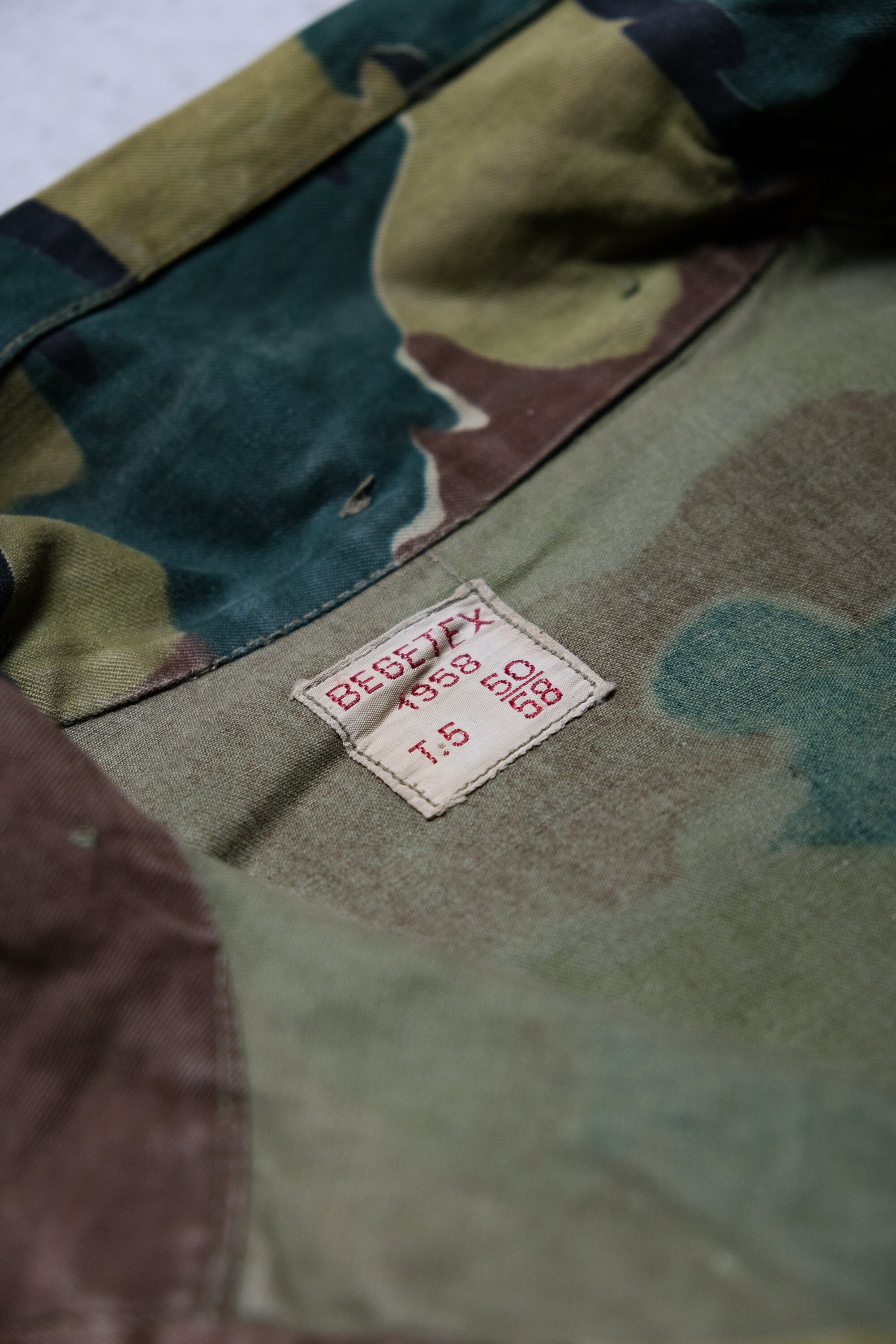 Belgian Army 1960s Paratrooper Jigsaw Camo Smock Jacket Etsy