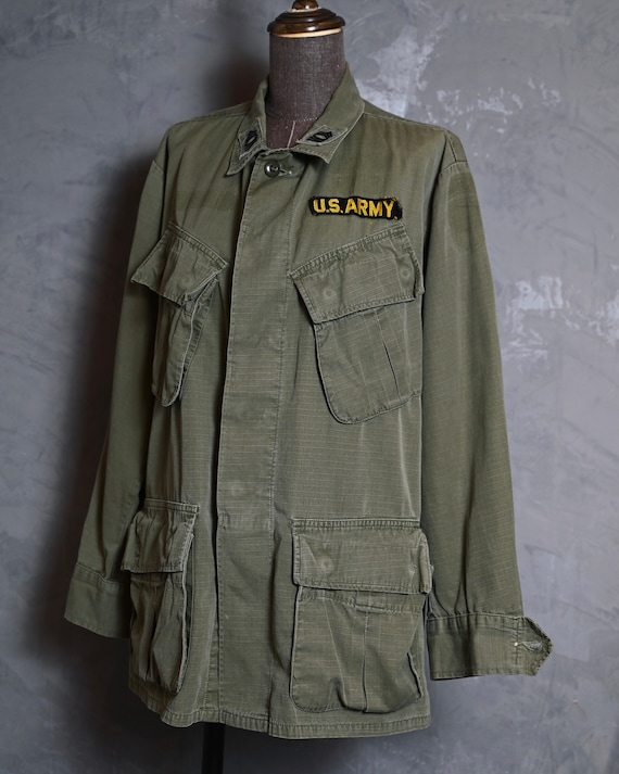 80's Vietnam War Vintage US Army Tropical Jungle Jacket (5TH 80's Vietnam War Vintage US Army Tropical Jungle Jacket (5TH