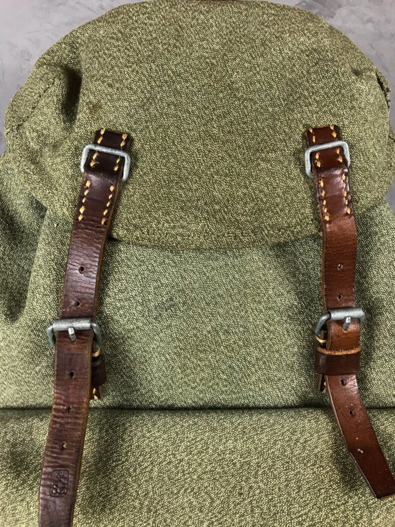 50s Swiss Army Salt and Pepper Backpack samll Etsy