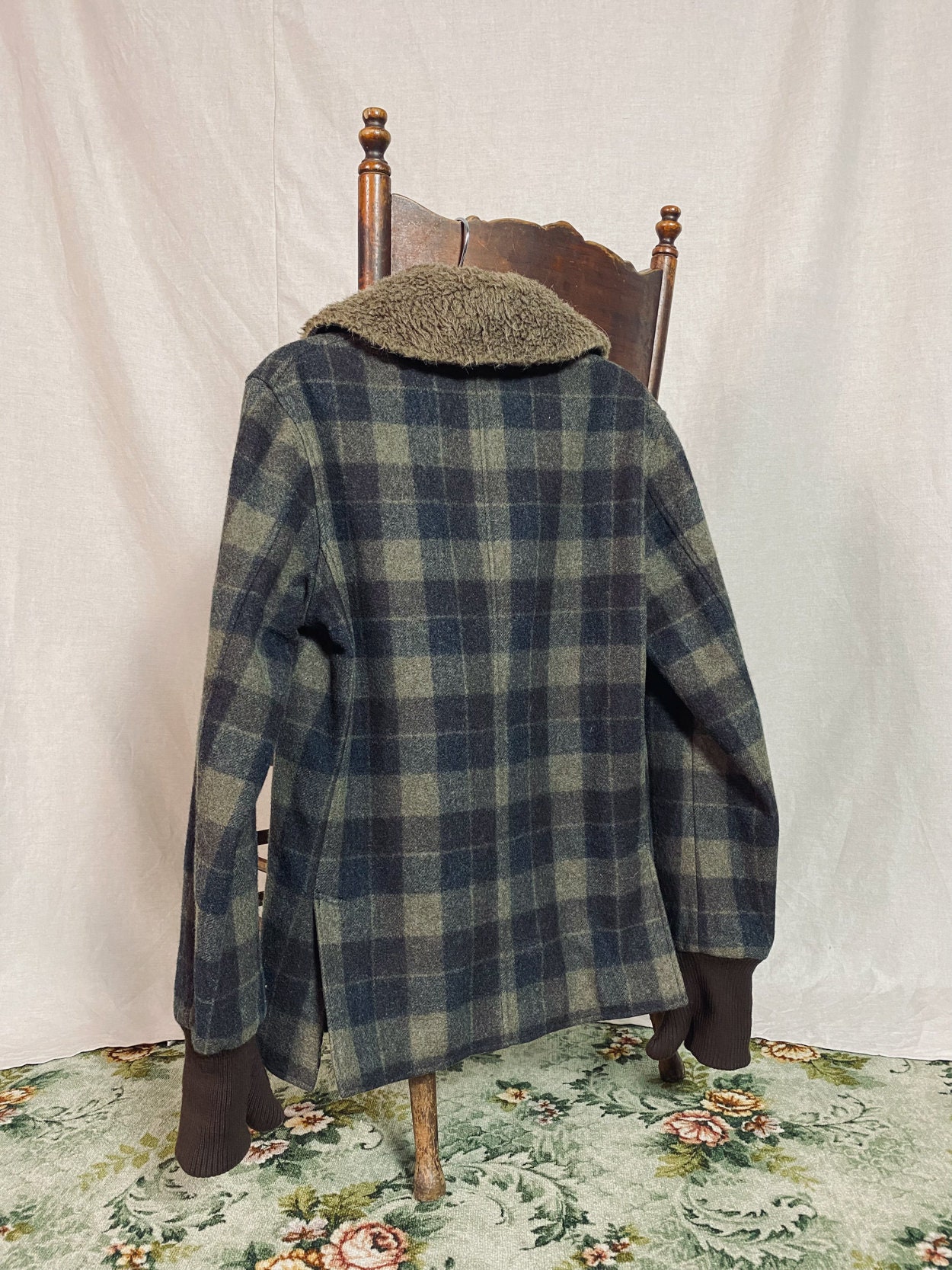 N.HOOLYWOOD Wool Plaid Jacket - Etsy Israel
