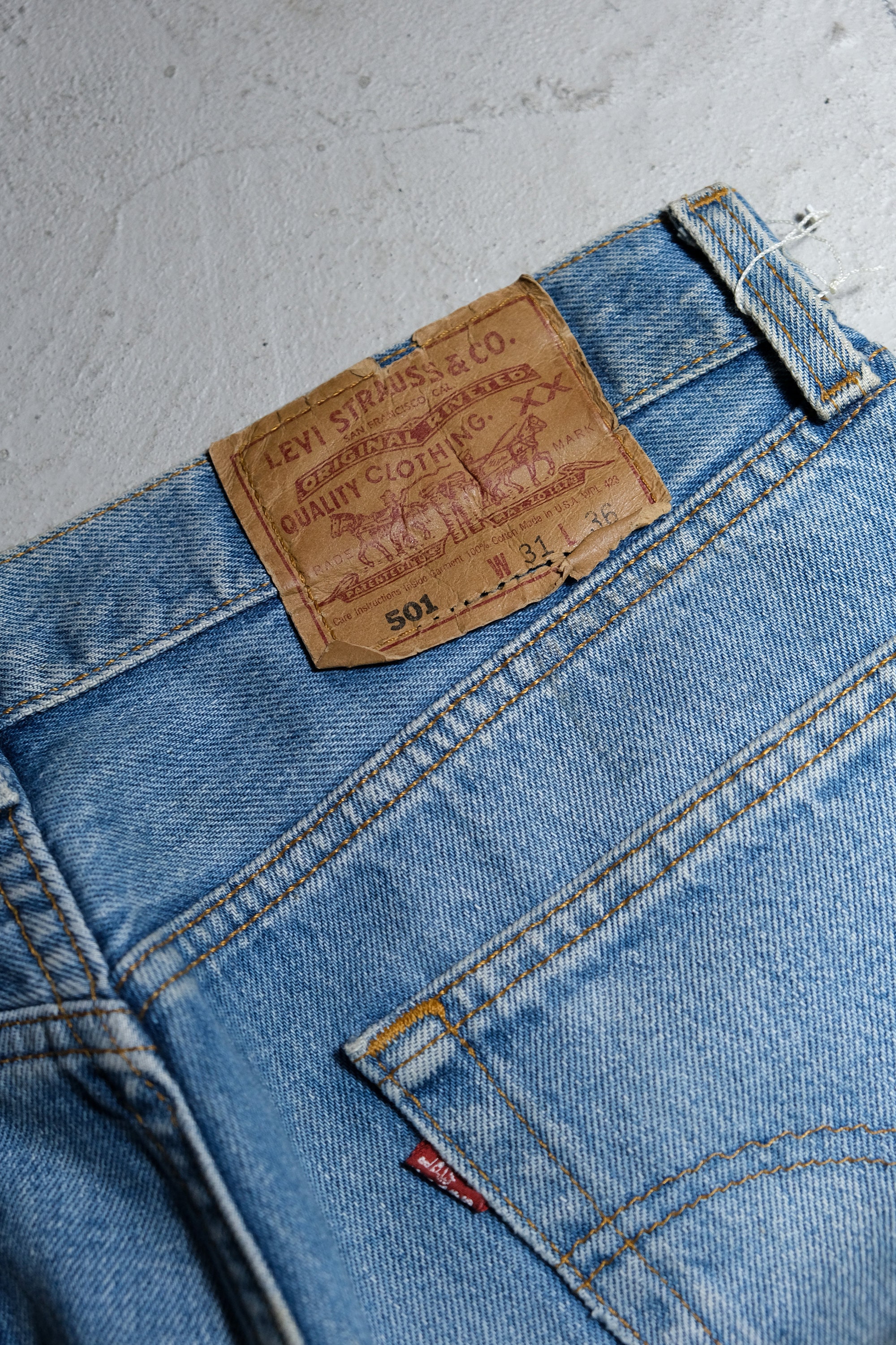 90'S Levi's 501 Straight Denim Pants Made in USA Men's W30 Vintage /eaa391965