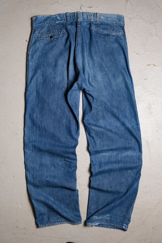Unknown 194050s Vintage Denim Jeans - Etsy Ireland 