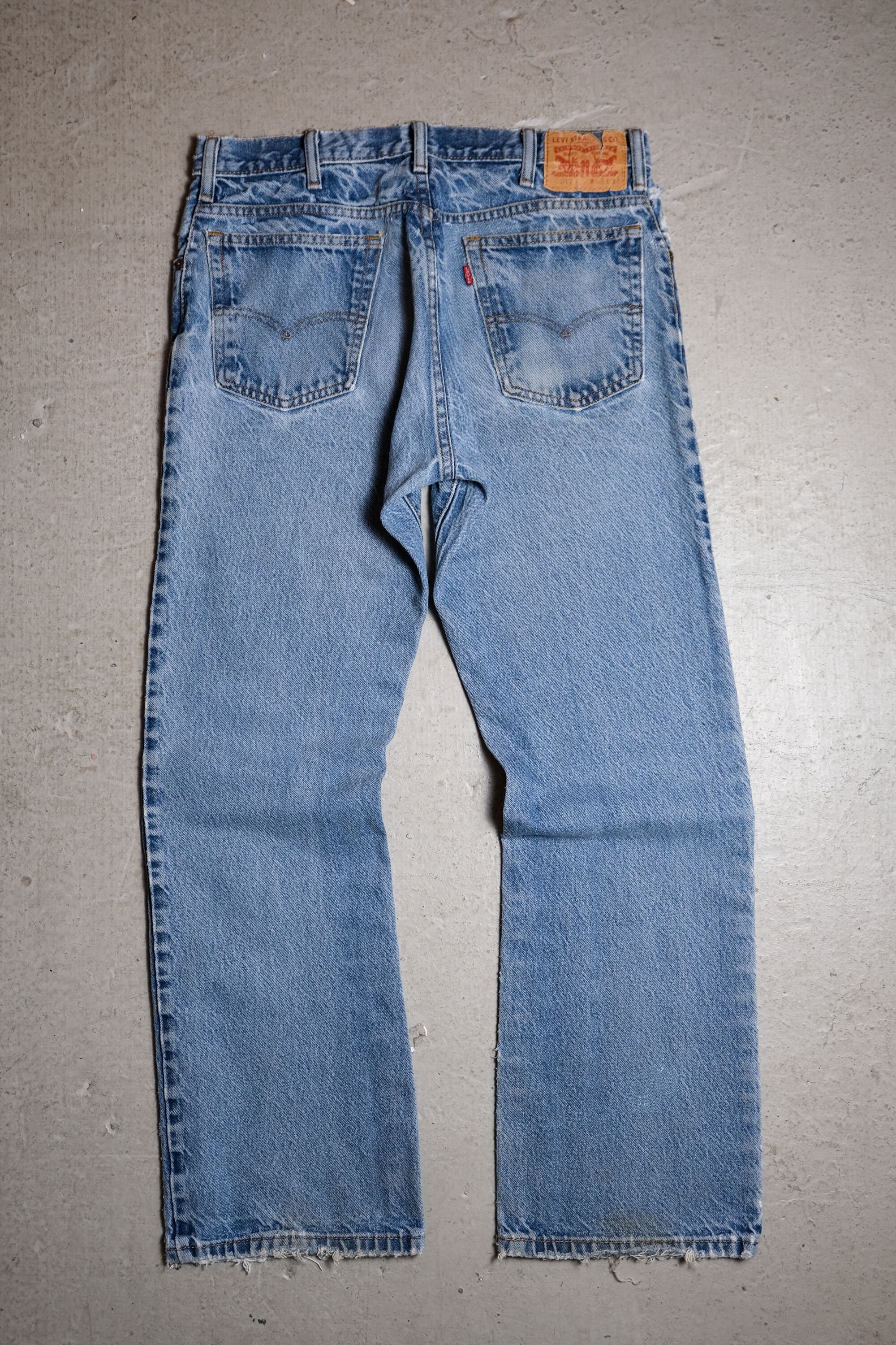 Levis 517 Bootcut Acid Washed Denim Jeans - Etsy