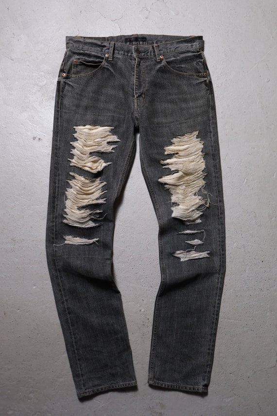 Black deals damage jeans