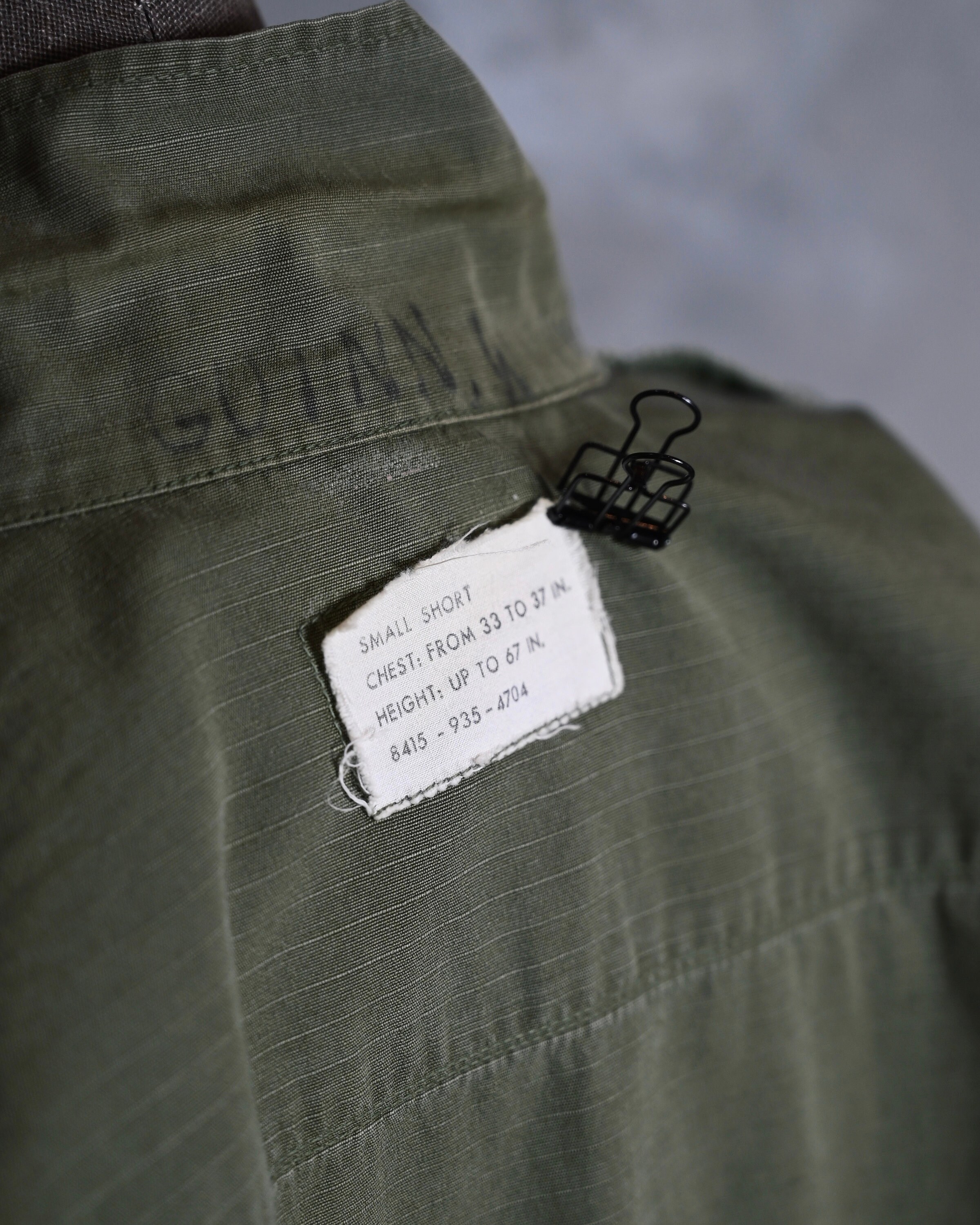 80's Vietnam War Vintage US Army Tropical Jungle Jacket (5TH 80's Vietnam War Vintage US Army Tropical Jungle Jacket (5TH