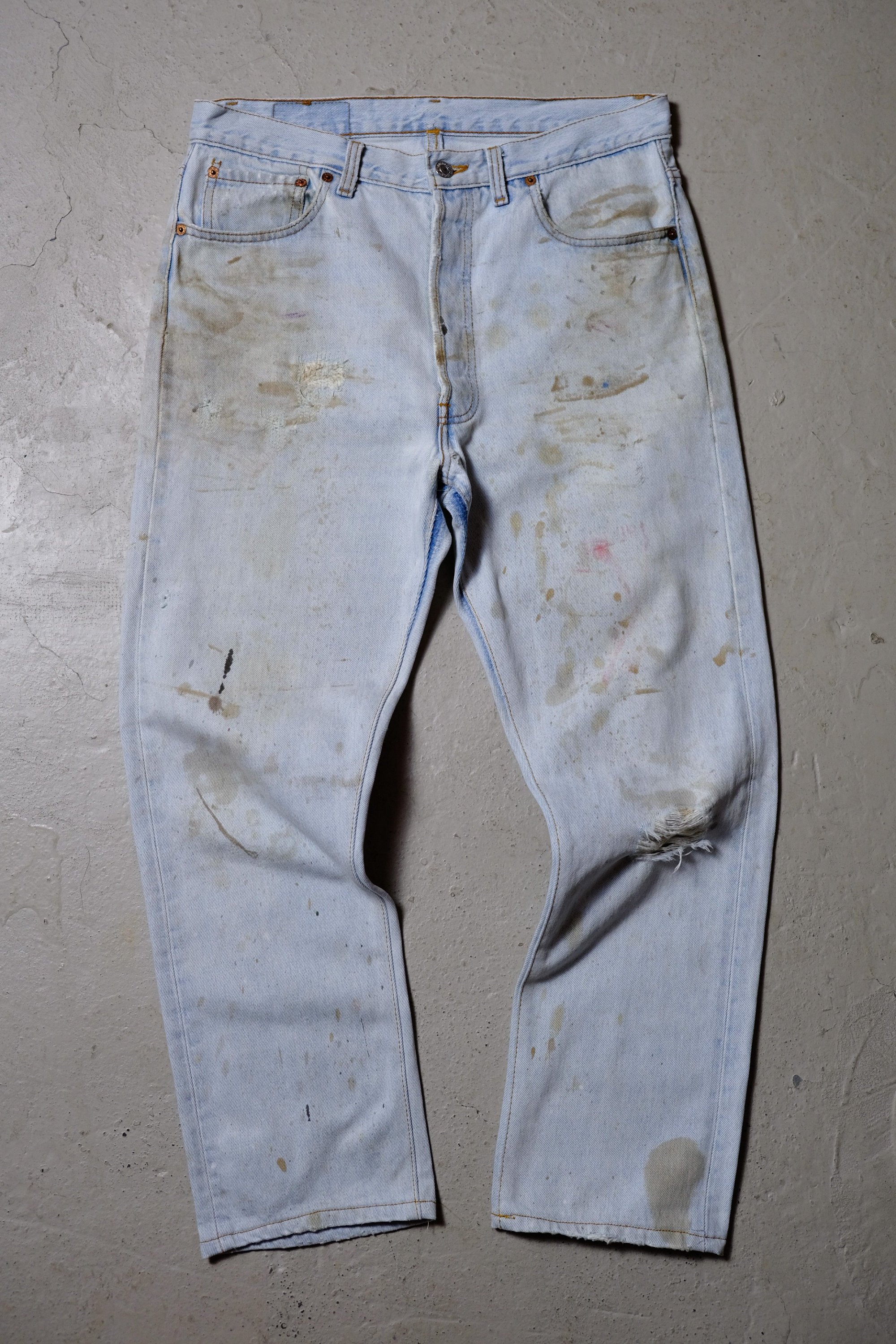 Levis Authorized Vintage 501 Washed Jeans - Etsy