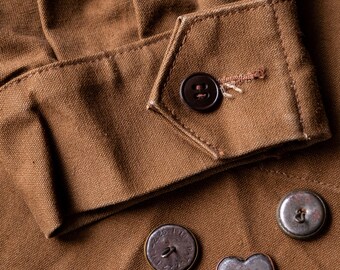 CARHARTT 1910's Antique Union Made Trolly Car Heart Brass CARHARTT 1910's Antique Union Made Trolly Car Heart Brass