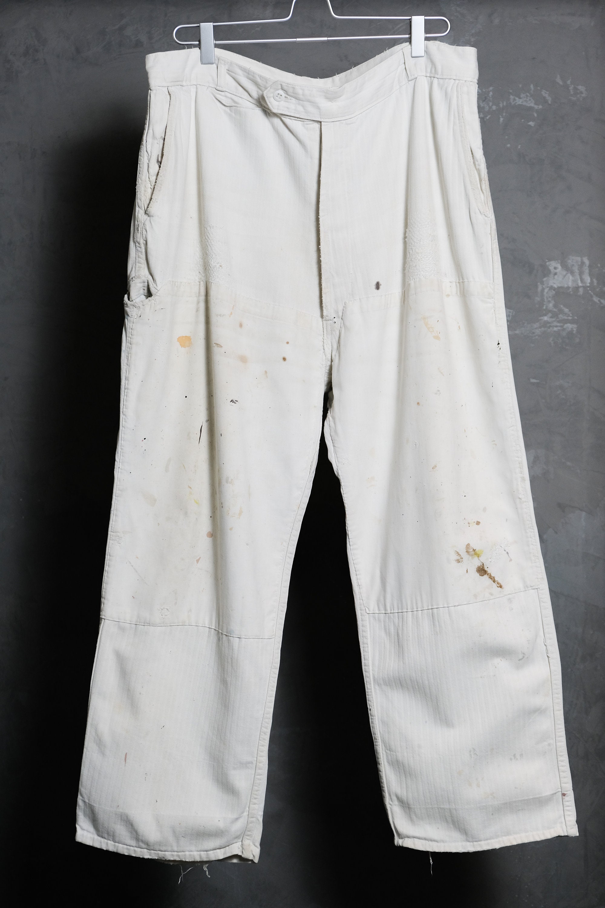 French 195060s adolphe Lafont Vintage White Work Pants - Etsy Ireland