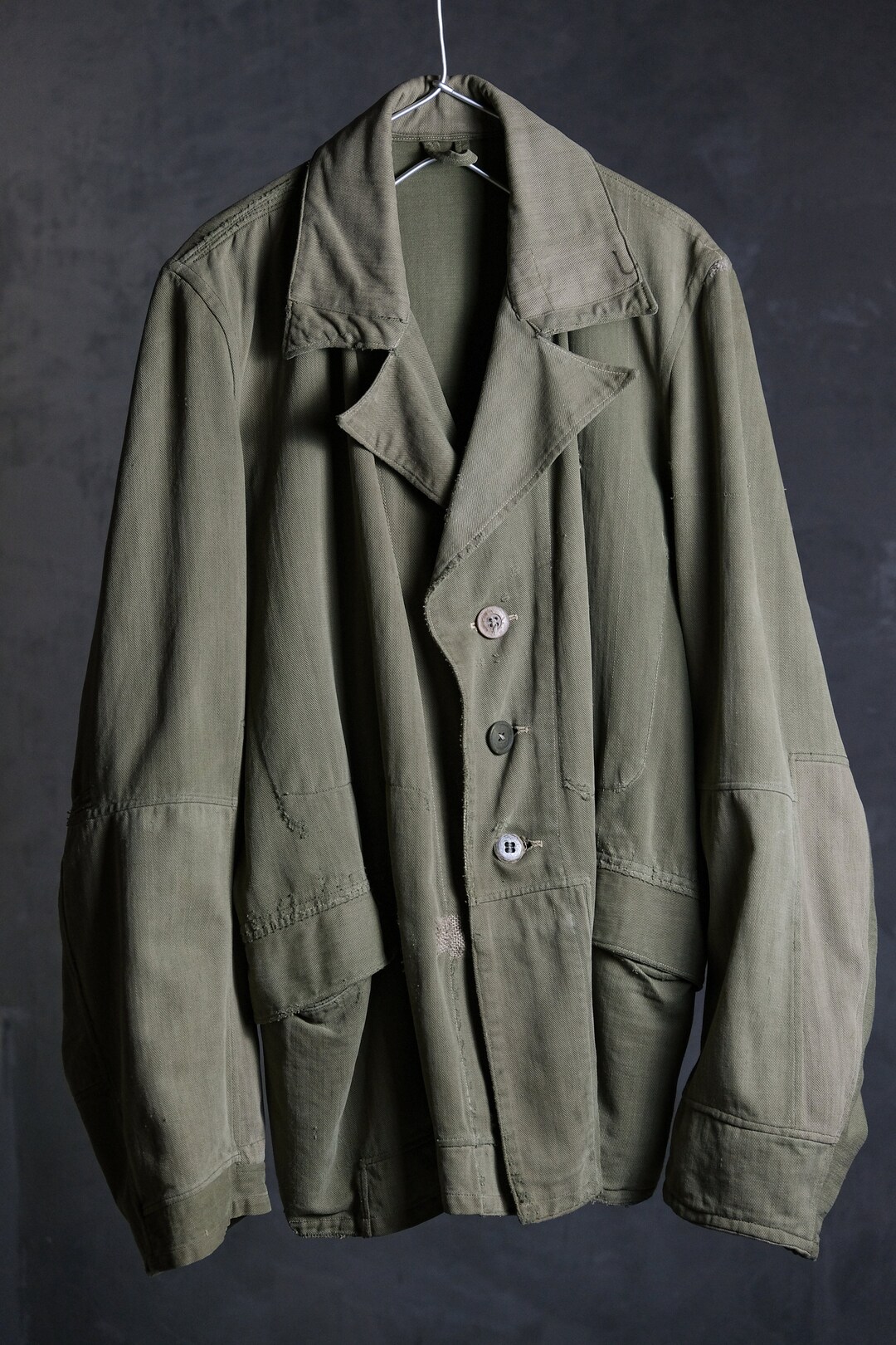 Remade French Army Vintage Field Jacket - Etsy