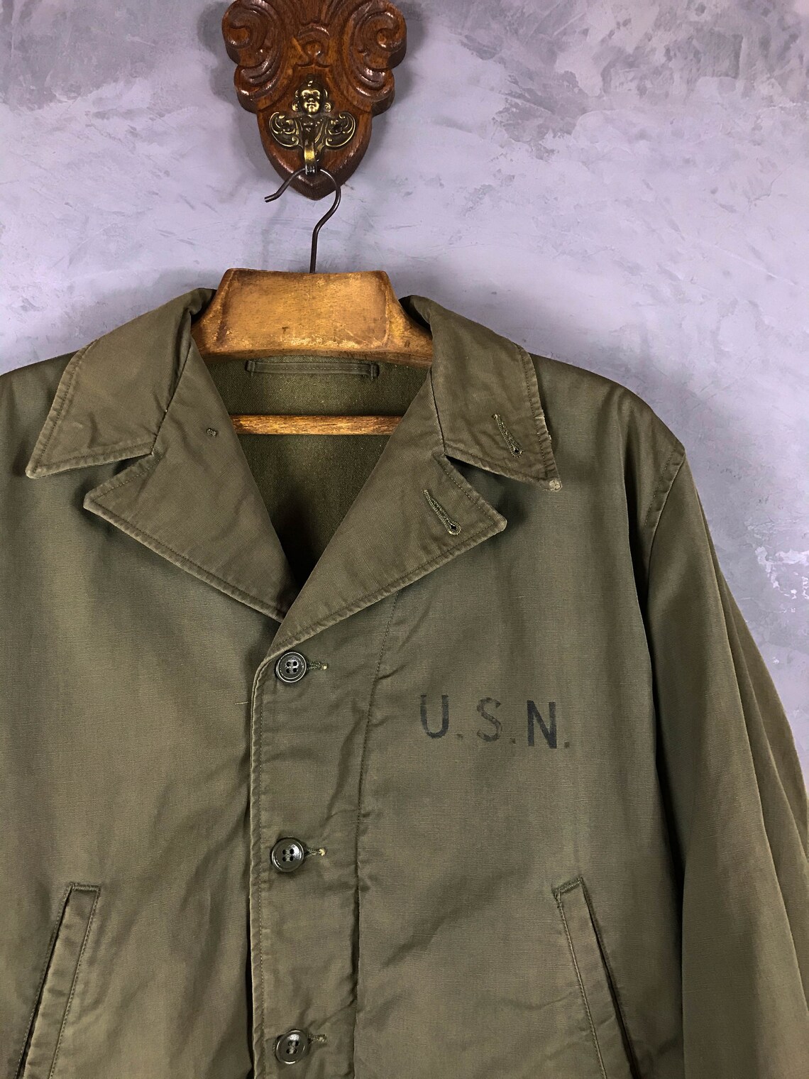 USN N4 Deck jacket / us navy military Etsy