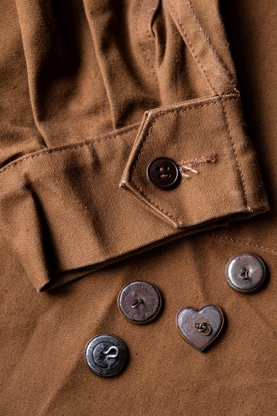 CARHARTT Antique Work Clothes Brass Button / CARHARTT Button