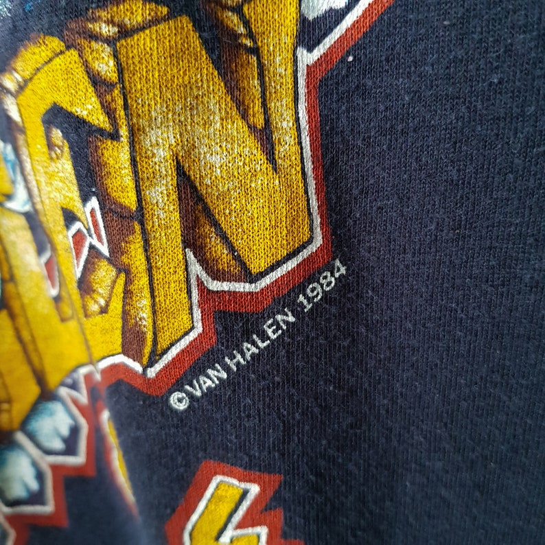 Vintage band Tee VAN HALEN in the 80s