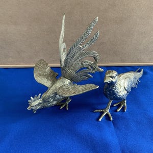Silver Metalware FRENCH ROOSTERS