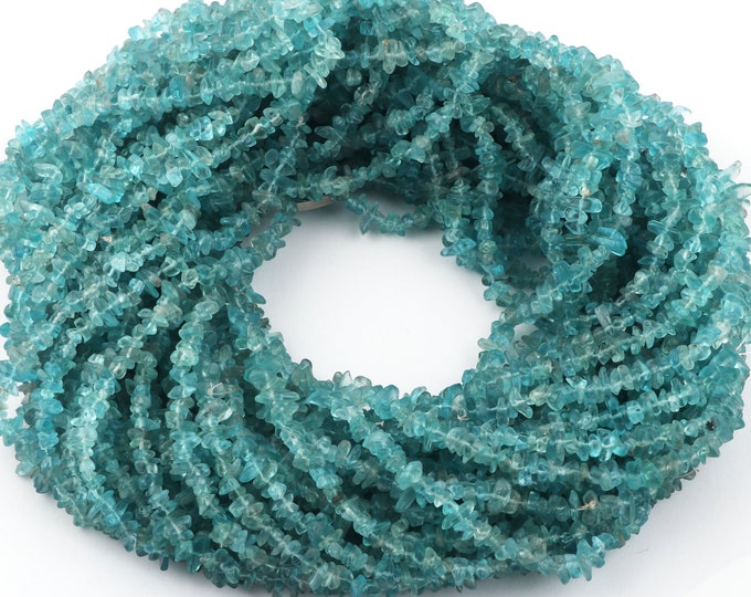 Organic Raw Beads Apatite Nuggets Chips For Jewelry DIY 34 Natural Sky Apatite Fine Gemstone Uncut Chips Beads Rough Gemstone Beads