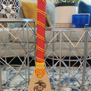 MILITARY PADDLE with engraved logo and personalized message