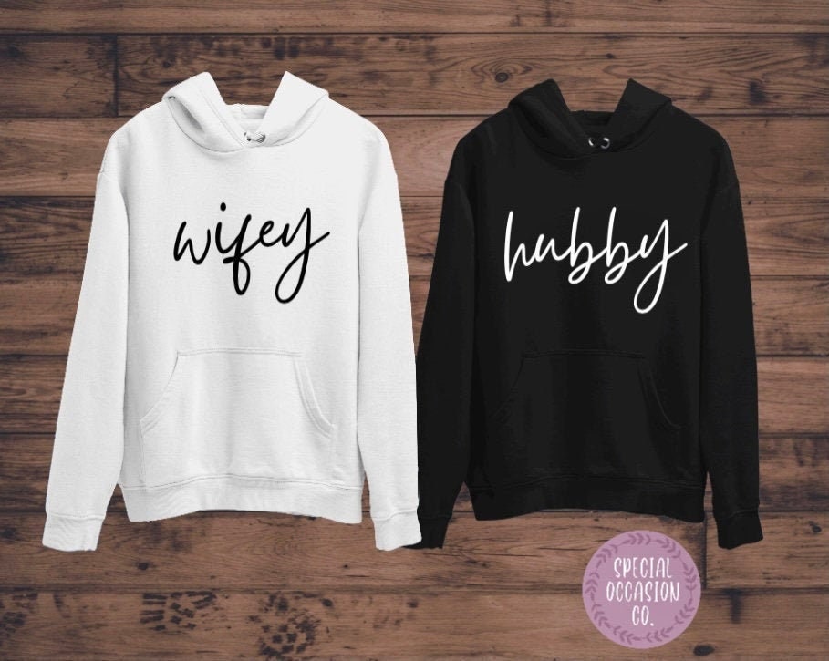 wifey hubby sweatshirts