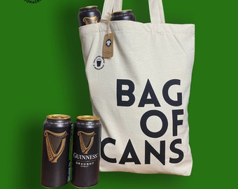 Bag Of Cans Fairtrade 100% Organic Cotton Tote Bag