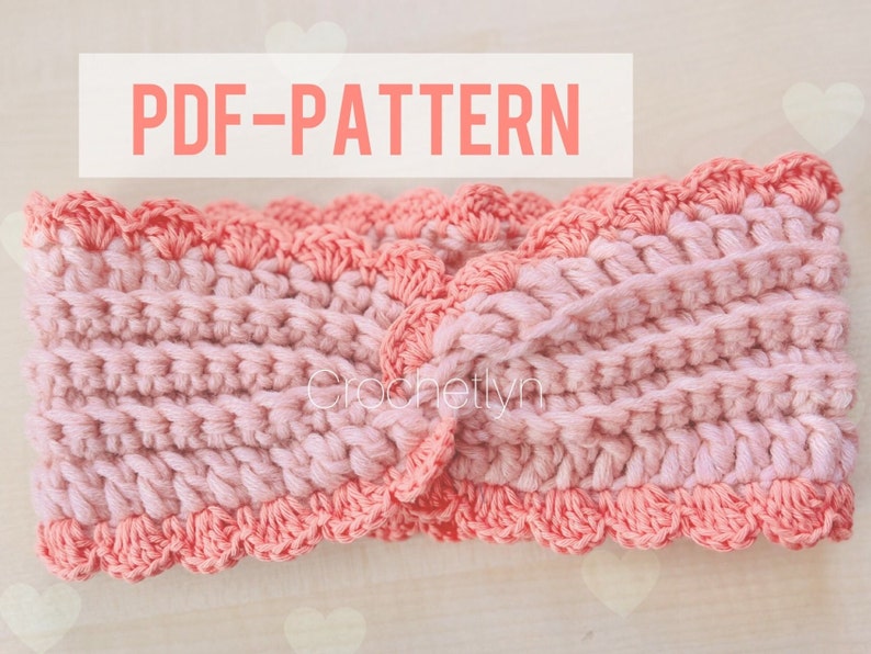 Twisted Earwarmer pattern Crochet headband crisscross turban instant download pdf autumn breeze diy handmade image 2