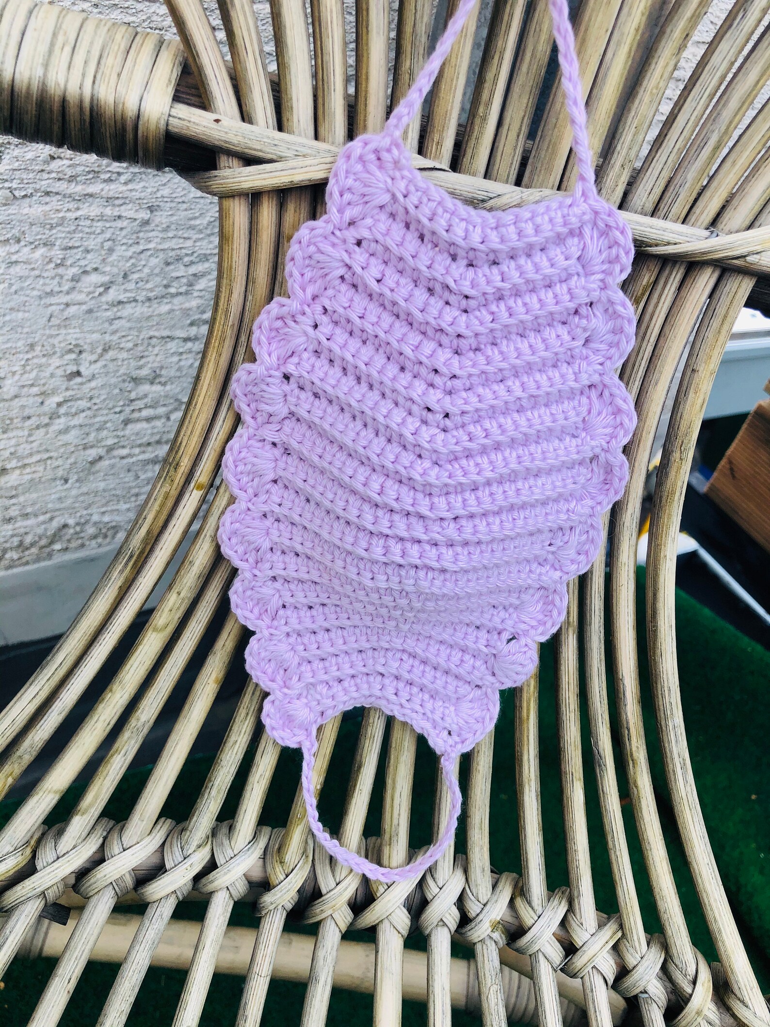 Crochet Face Mask With Shell Stitch Pdf Pattern Crochetlyn - Etsy