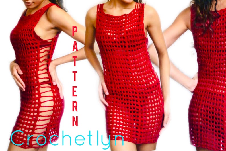 Crochet Cover up Pattern Beach Coverup Pattern,bathing Suit Cover Up