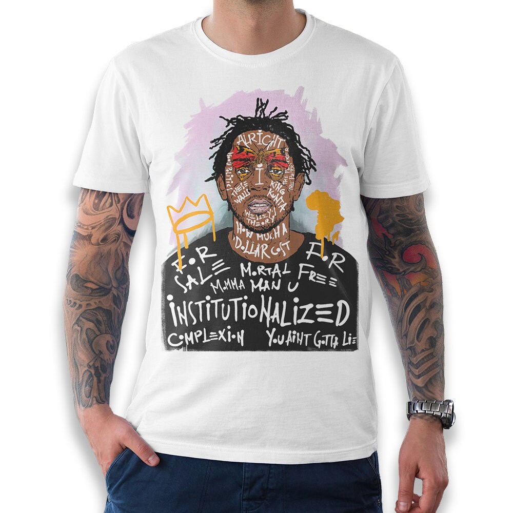 Kendrick Lamar Art T-shirt Hip-hop / Rap Tee 100% Cotton | Etsy