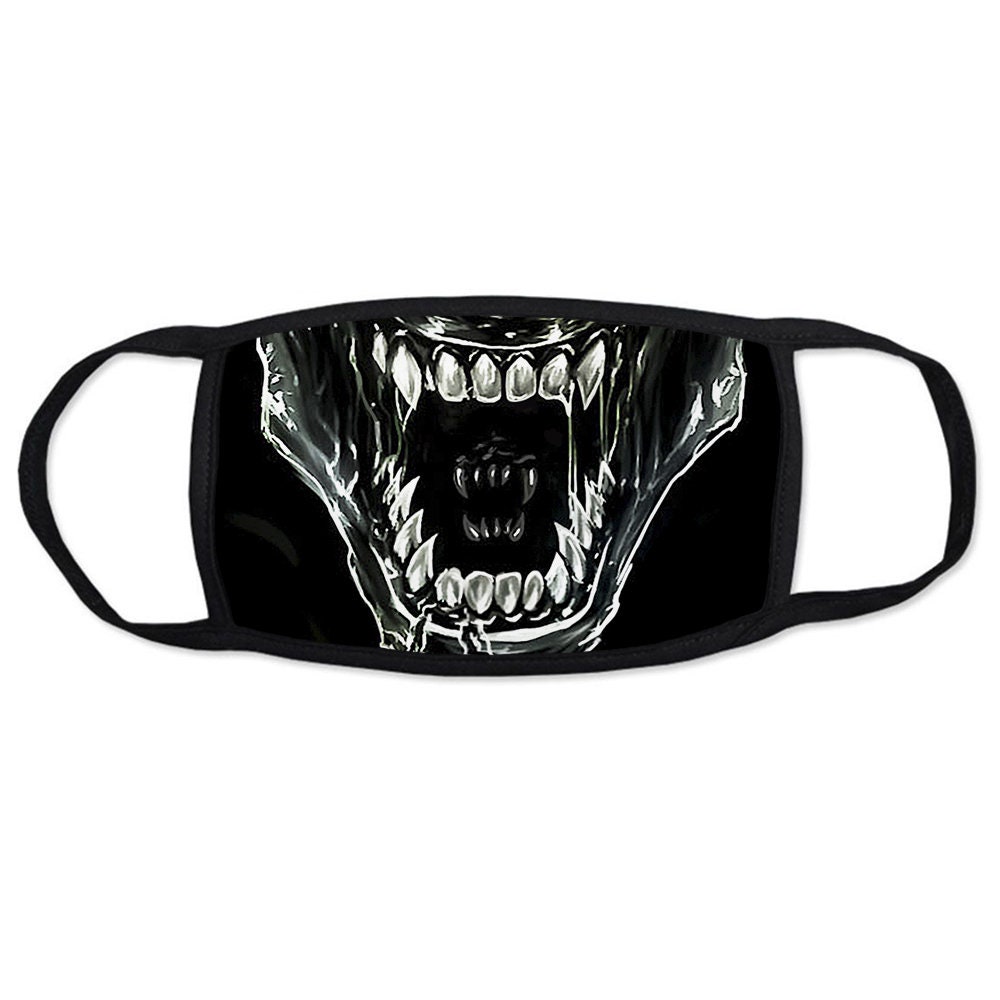 Alien Xenomorph Face Mask Reusable Washable 100 Cotton Etsy UK