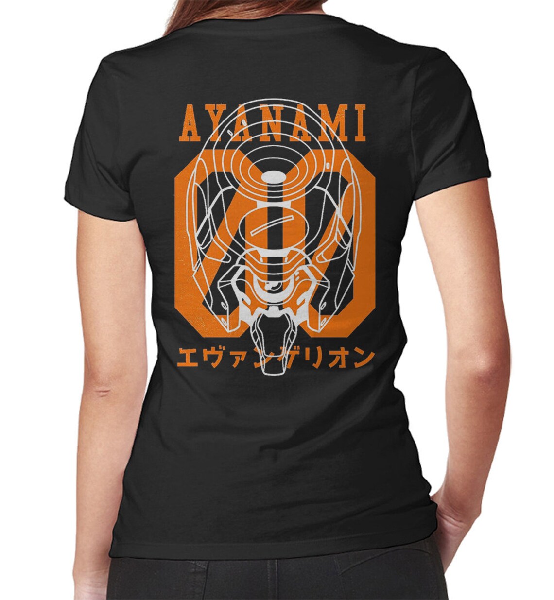 rei ayanami t shirt bershka