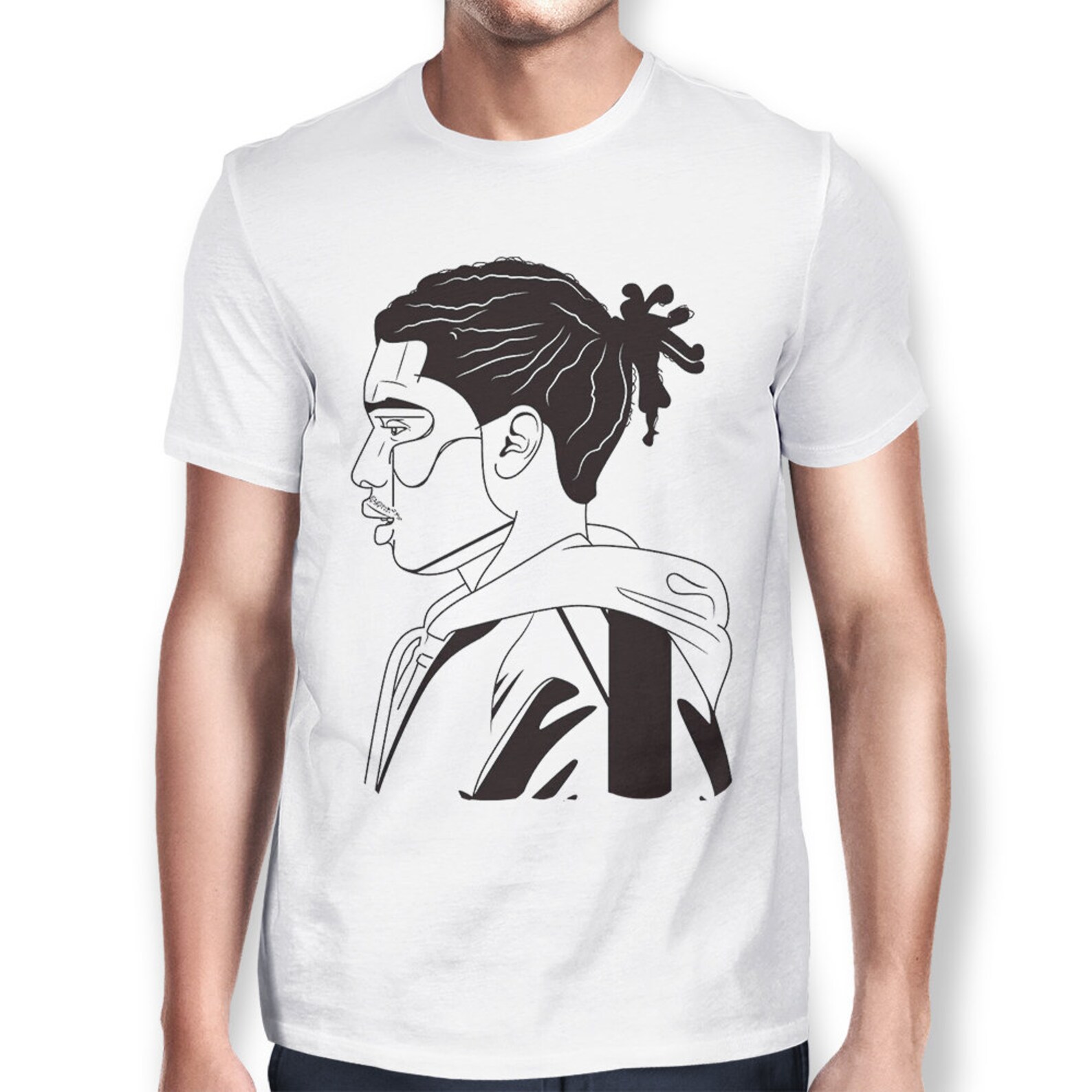 asap rocky skull shirt