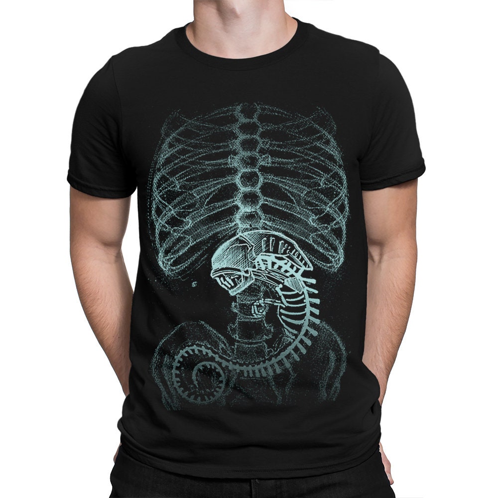 alien x ray t shirt