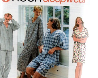 SIMPLICITY # 9936 9942 CHILDS NIGHTSHIRT SHORTS /&ROBE PATTERN 3-14u PANTS