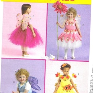 McCall&#39;s Costumes Pattern #5950 ~ ADORABLE FAIRIES in Toddler Sizes 4 5 6
