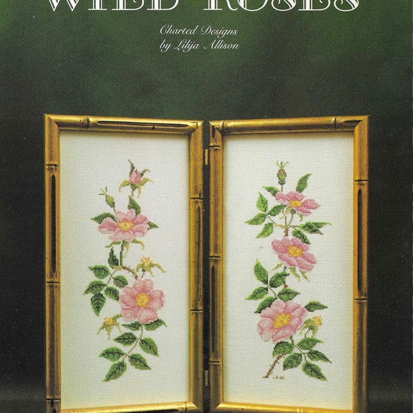 Vintage 1983 WILD ROSES ~ Lilija Designs