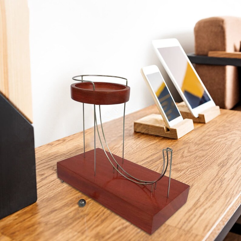 Perpetual Marble Machine Art Ornament Motion Machine Etsy