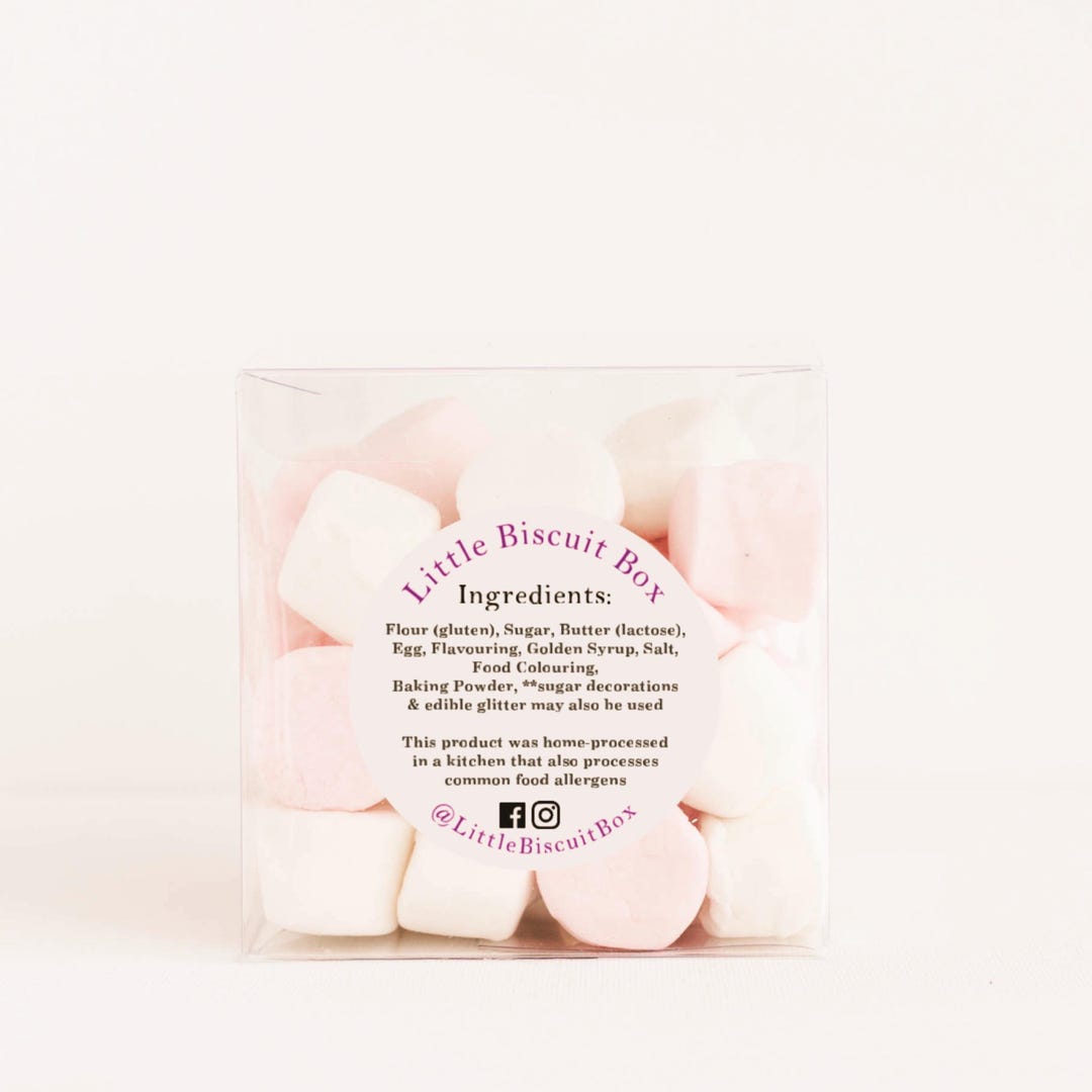 Custom Ingredient Stickers Circular Labels With Business Name & Social ...