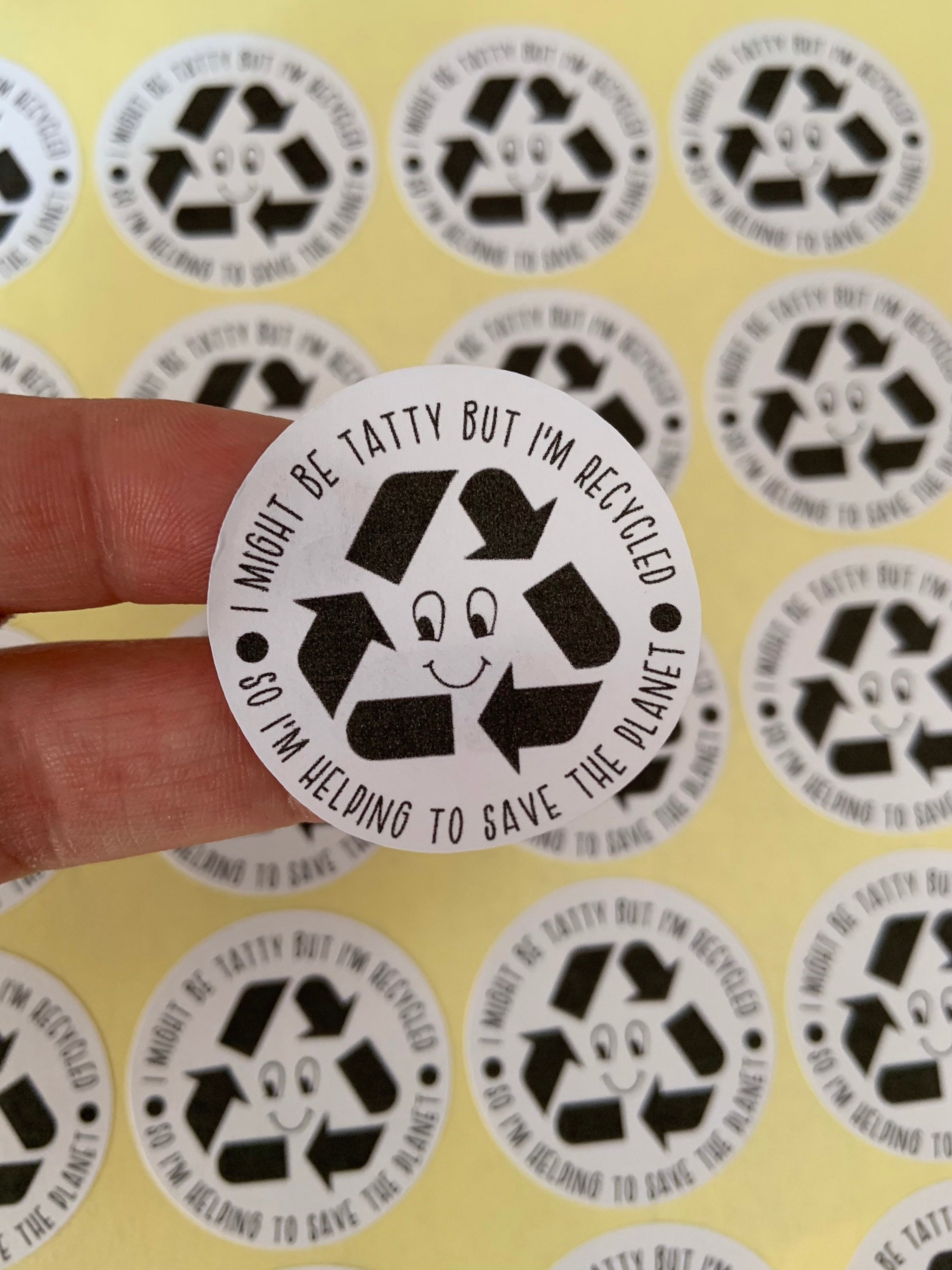 Recycled Labels Packaging Recycling Packaging Packaging Etsy UK