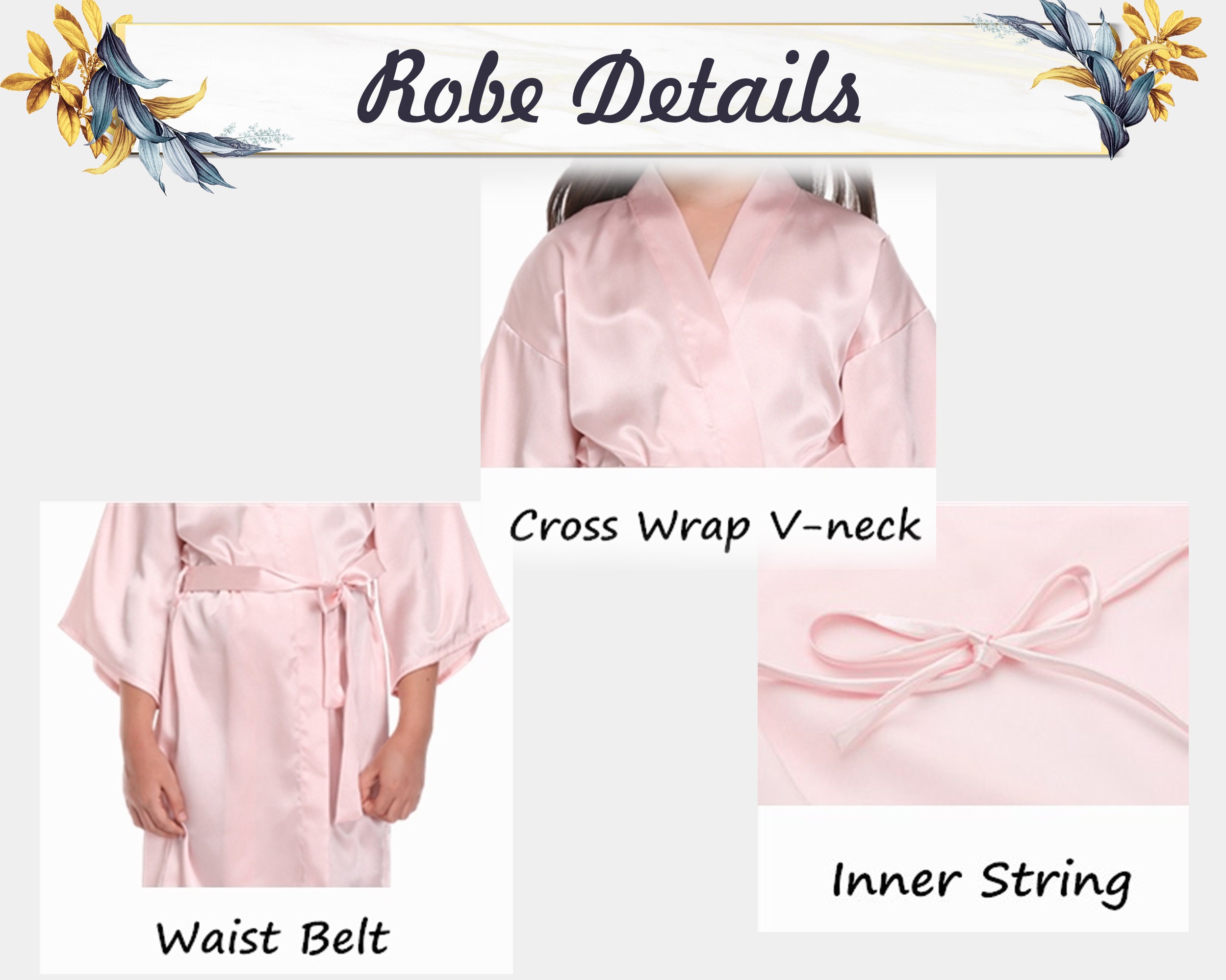 Custom Robes Custom Set of Robes Set of 6 Robes Bridesmaid Etsy