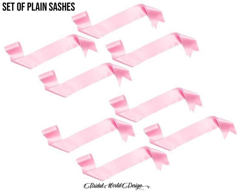 Plain Sash Blank Sash Ribbon Sashes Decorate Sash Satin Sash - Etsy