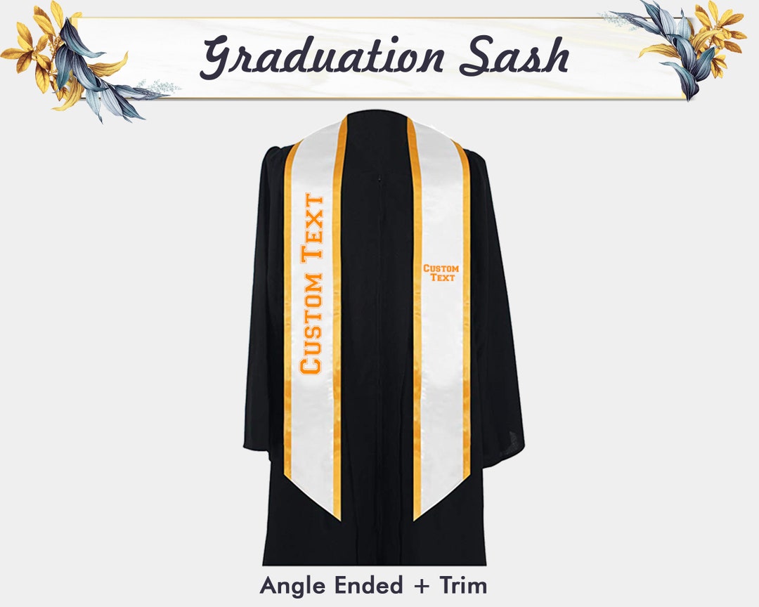 Custom Graduation Stoles/sashes Etsy