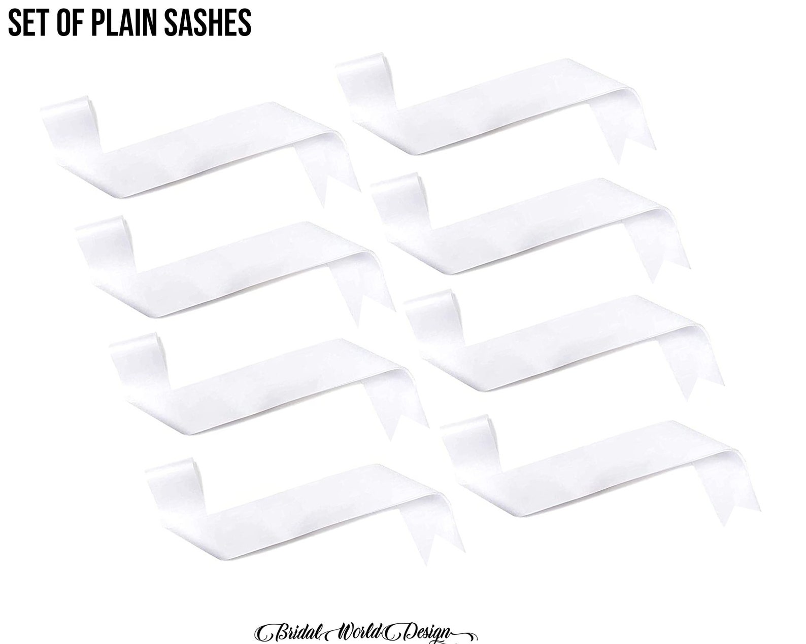 Plain Sash Blank Sash Ribbon Sashes Decorate Sash Satin Sash Etsy