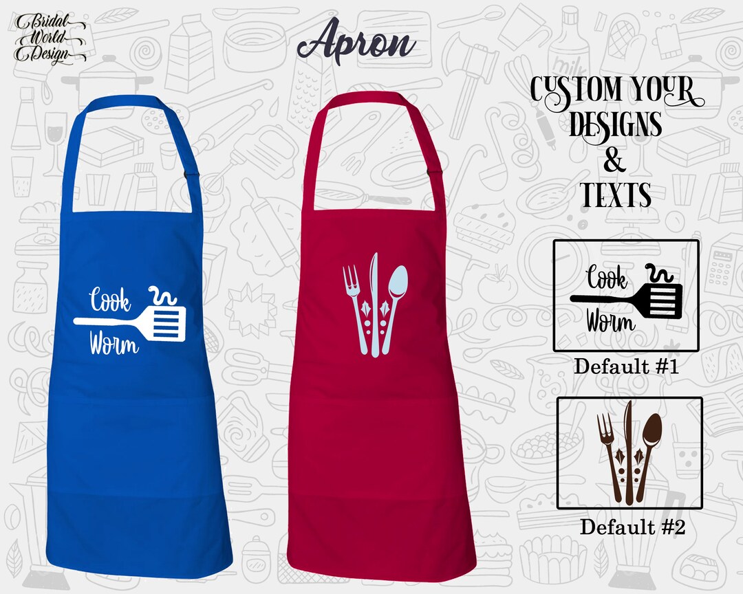 Unique Aprons Designed Apron Personalize Apron Custom Aprons Etsy