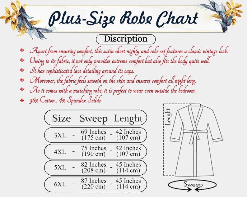 Personalized 6XL Robes Customized Robes Custom Bridal Robe Etsy